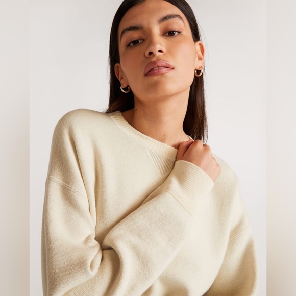 NWT Everlane The Cotton-Merino Sweatshirt - Picture 1 of 14